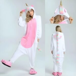 Onesie jednorożec – Biały