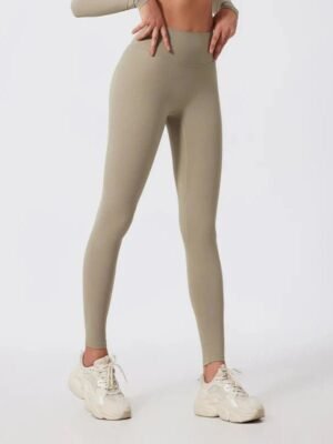 Legginsy sportowe – Beżowy